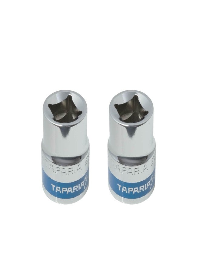 تاباريا مفتاح ربط مربع من تاباريا مقاس 1/2 بوصة (19 مم، عبوة من قطعتين) - مفتاح سداسي أو ذو 6 نقاط للصواميل والبراغي القياسية، متوافق مع مفاتيح الربط، ومقابض L، والمفاتيح الكهربائية - مناسب للسيارات، والأعمال الميكانيكية، وورش العمل، والأعمال اليدوية - Image 1